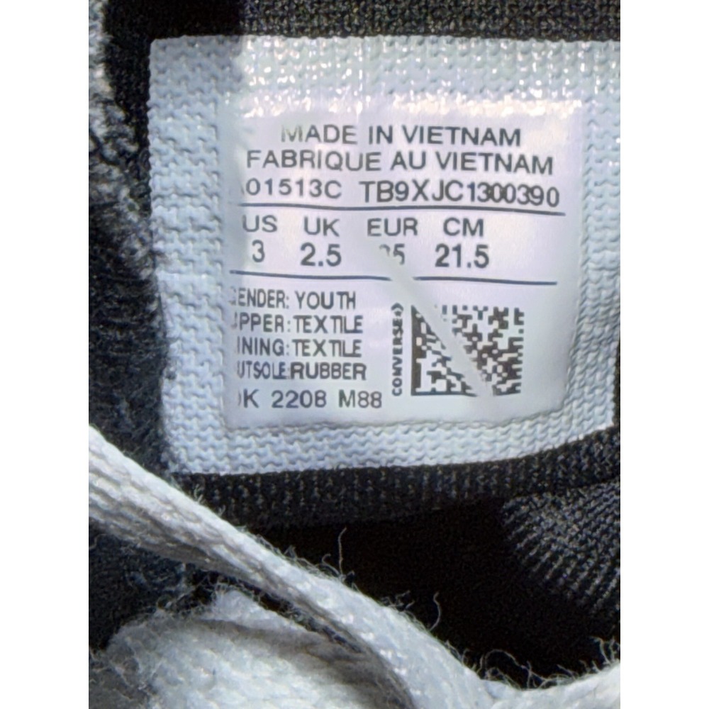 Converse Womens 5 CT All Star Lift Hi Black Floral Skate Shoes Comfort Sneakers - Picture 11 of 11